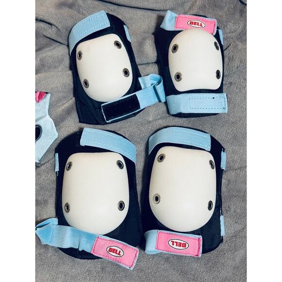 Bell Brand‎ Knee Pads, Elbow Pads, Gloves Kids Youth 6 Piece Bike Skateboard - Picture 4 of 6